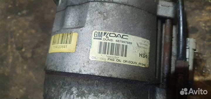 Компрессор кондиционера Chevrolet Orlando 2011-20