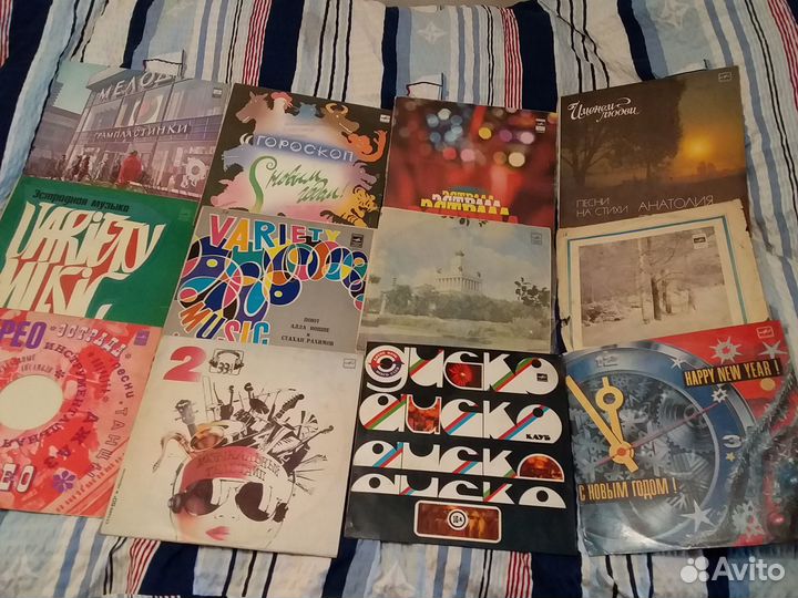 Виниловые пластинки 30 шт. за 1000р