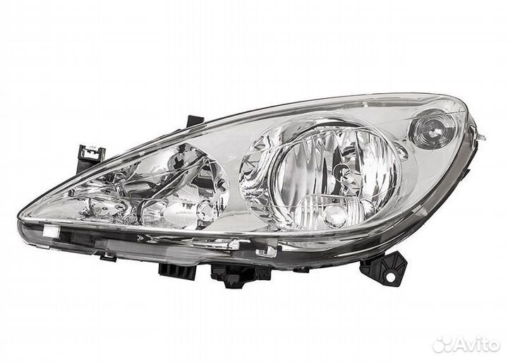 Фара левая (без птф) Peugeot 307 (2001-2004)