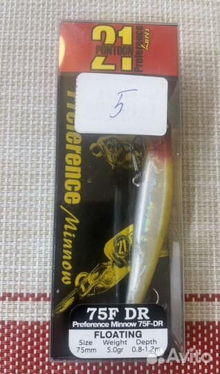Воблер Pontoon 21 Preference Minnow 75F-DR