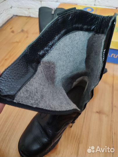 Сапожки демисезонные кожаные 36 размер