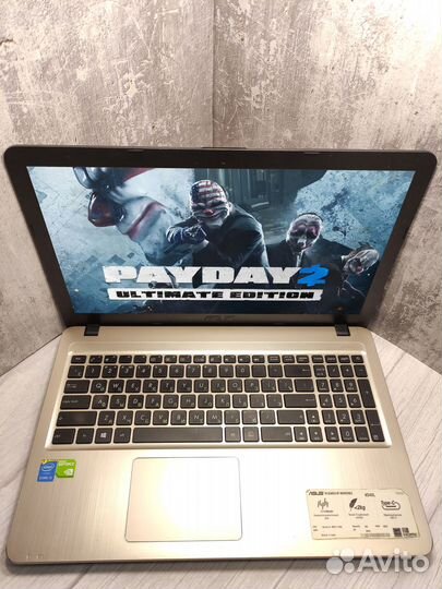 Мощный Asus 15.6 Дюйма/GeForce 920M/8GB Озу/SSD