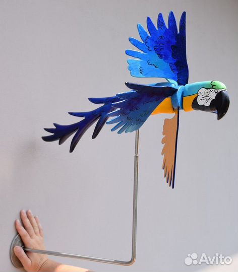 Флюгер попугай от кротов и отпугивания птиц