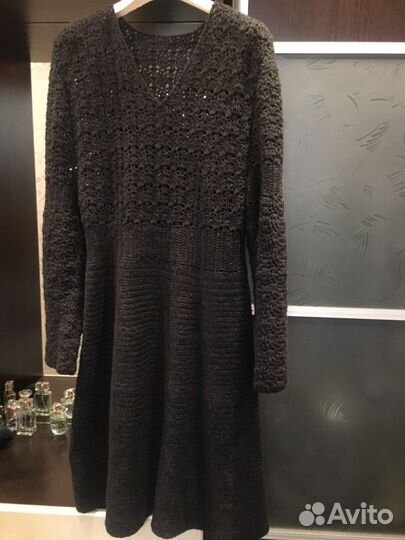 Вязанное платье