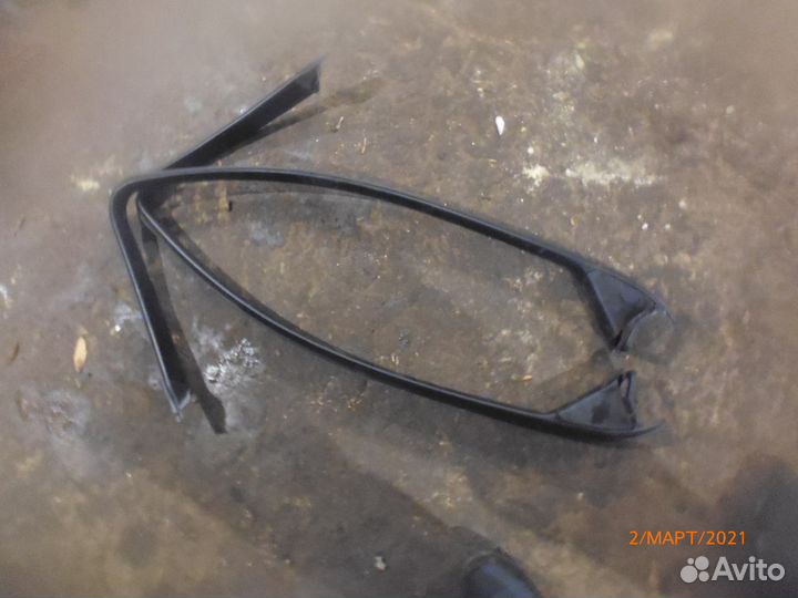 Рено лагуна 3 накладки пер.дверей