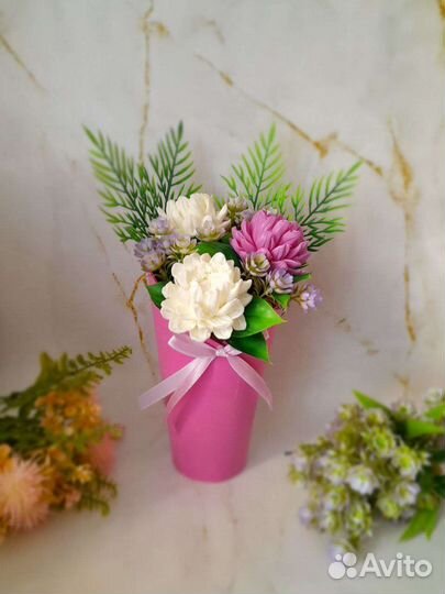 Мыло ручной работы букеты