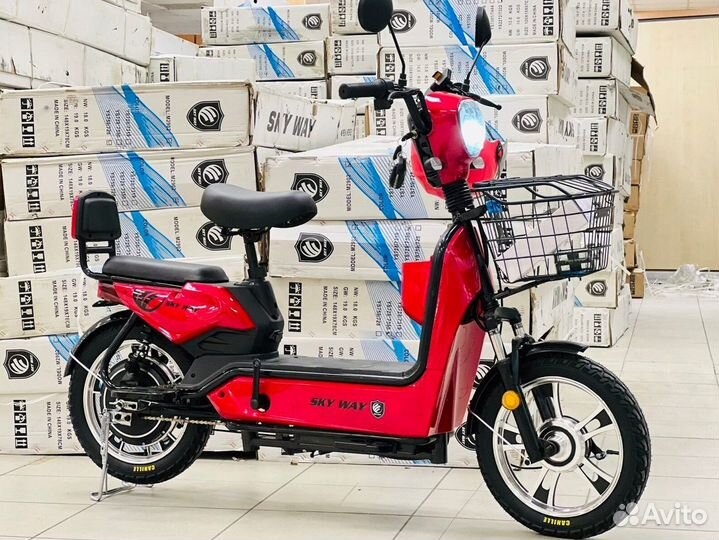 Электроскутер двухместный 16