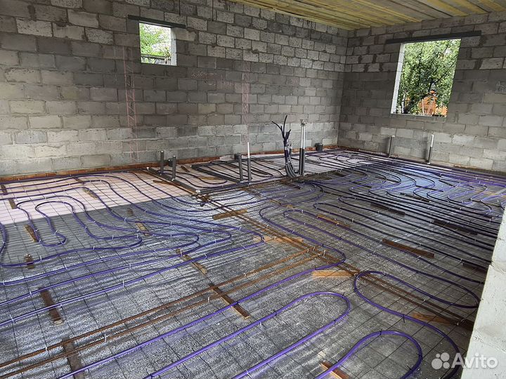 Стяжка полов механизированная