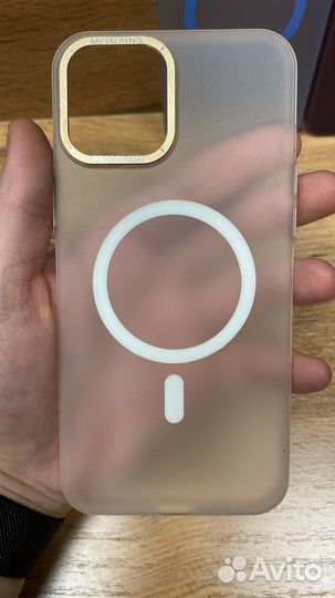 Матовый чехол Apple iPhone с металлической окантов