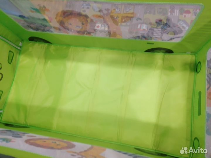 Манеж детский складной с матрасом