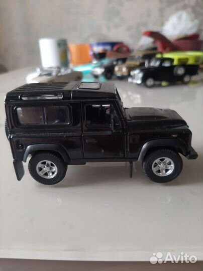 Land rover defender, welly, примерно 1:43