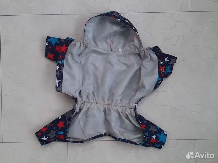 Комбинезон-плащ для собак маленьких/средних пород