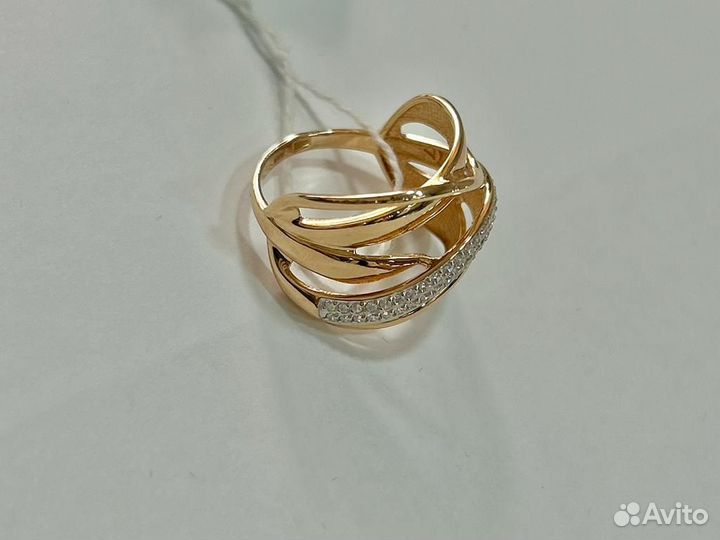 Золотое кольцо 585 пробы 16,5р