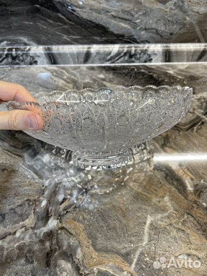 Ваза для фруктов, снежинка