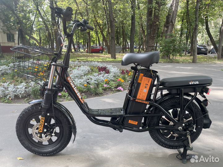 Электровелосипед 60v 20ah Монстр Virus Turbo S