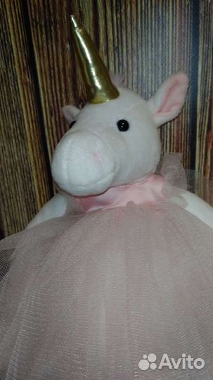 Игрушка мягкая единорог Бэль 35 см