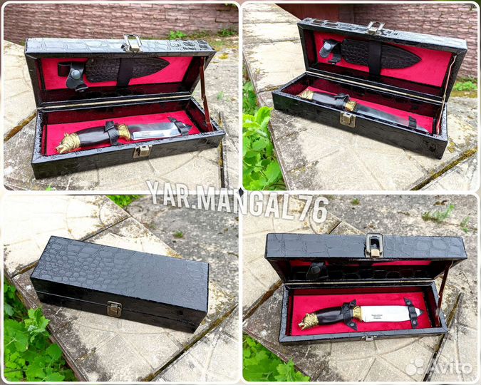 Кизлярский нож чехол кожа в комплекте, от