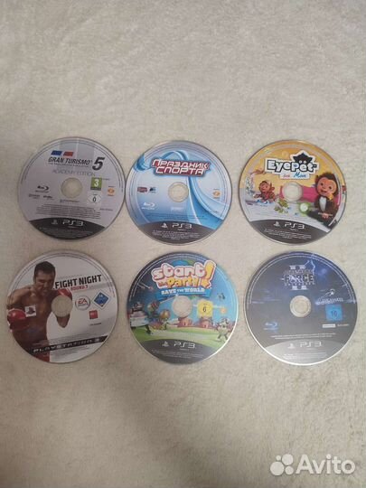 Sony PlayStation 3.Диски.Игры.Лицензия