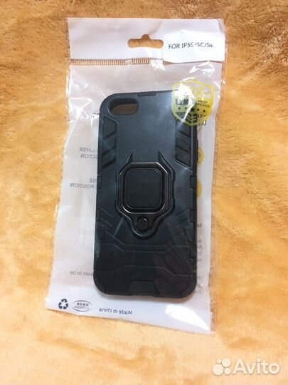 Противоударный чехол с кольцом для iPhone se 2016
