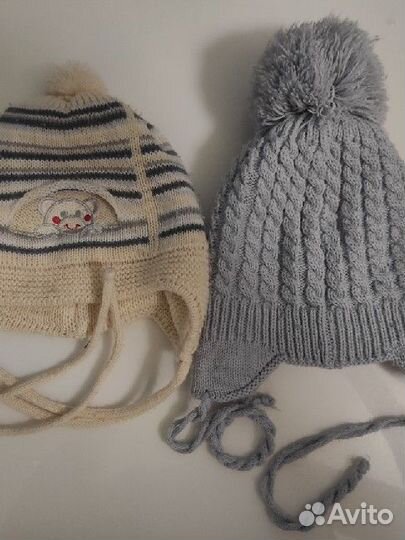 Зимние шапки для мальчика 44 размер