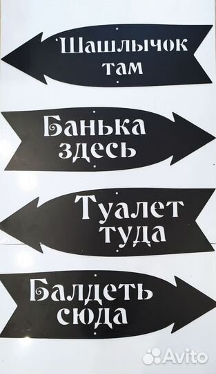 Указатель садовый металлический. Декор для дачи