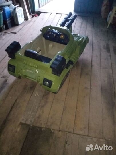 Электромобиль танк, детский