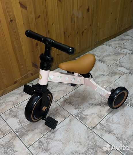 Детский трехколесный велосипед беговел 3в1