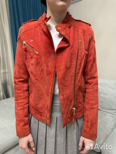 Косуха натуральная замша mango