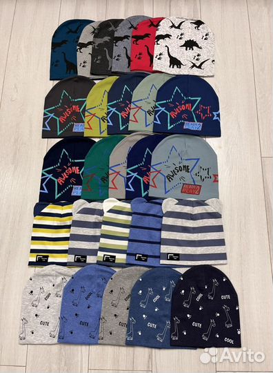 Шапка для мальчика трикотажная