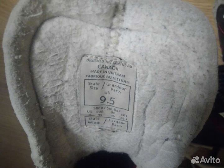 Коньки хоккейные CCM, 3s,1x bauer