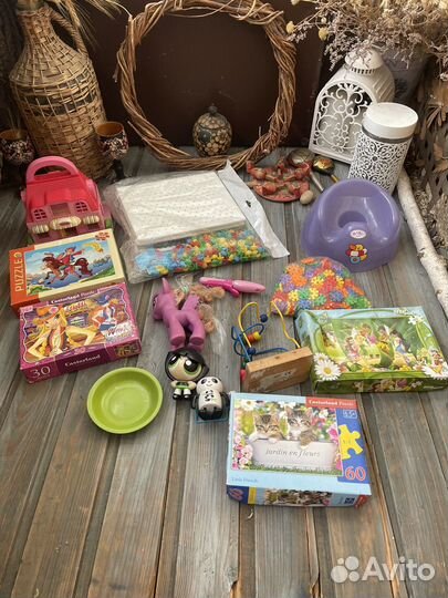 Игрушки пакетом для девочки