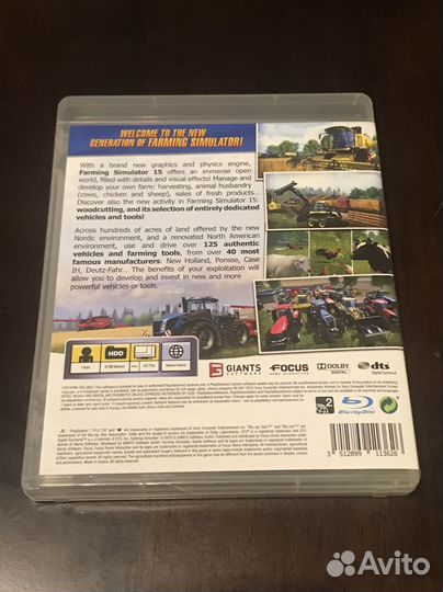 Игра PS3 Farming Simulator 15