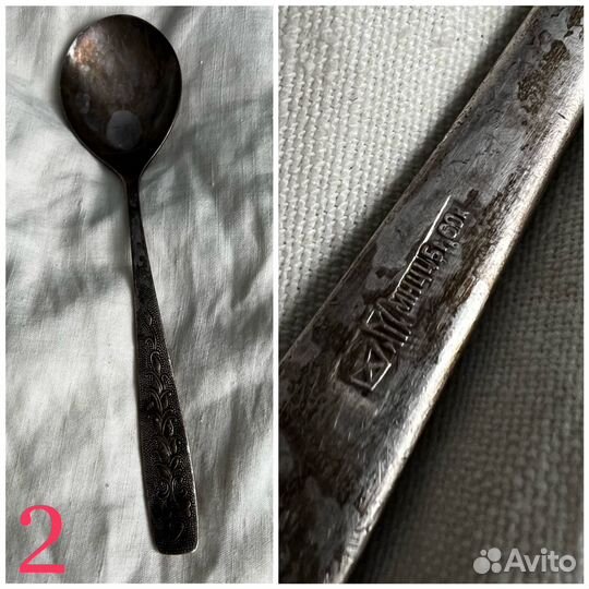 Столовые приборы мельхиор СССР