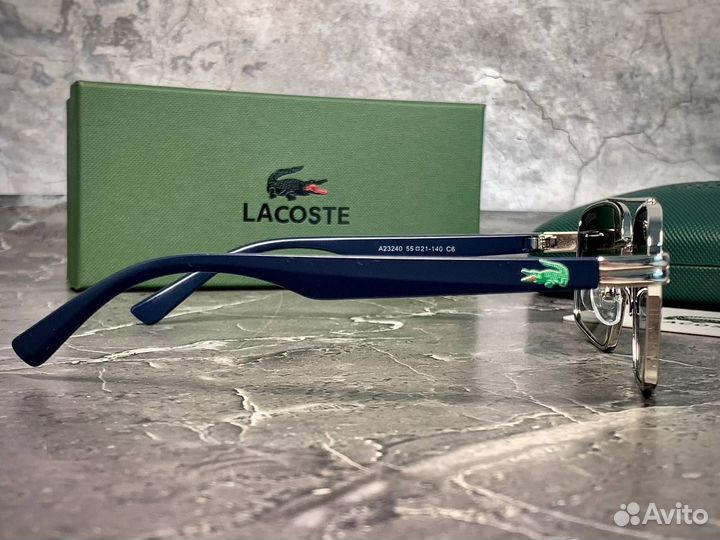 Солнцезащитные очки Lacoste полный комплект