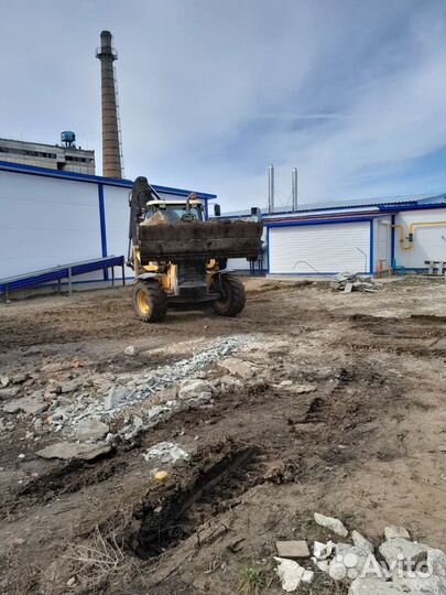 Услуги экскаватора погрузчика volvo