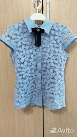 Блузка -рубашка школьная размер 122-128,1-2 класс