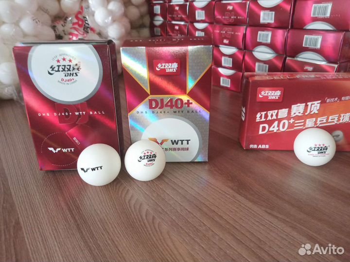 Мячи для настольного тенниса DHS, Palio и др