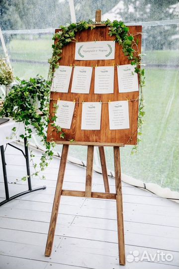 Мольберт в аренду для фотозоны, бенто фотозоны