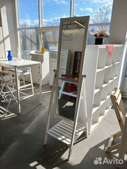 Зеркало напольное Исфьердэн Икеа