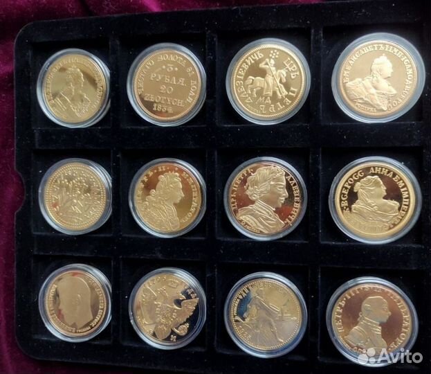 24 медали реплики «Самые ценные монеты России»-имд