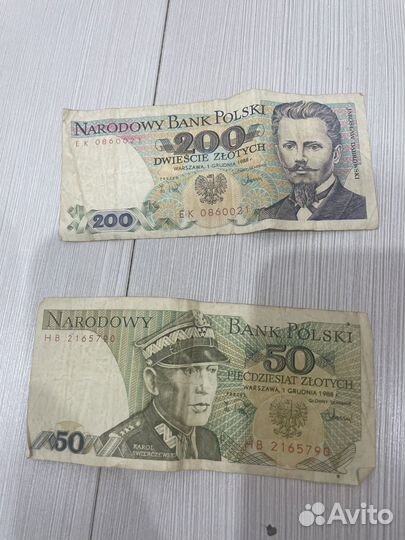 Старинные деньги Польша