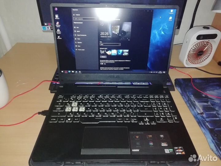 Ноутбук asus TUF Gaming A15 черный