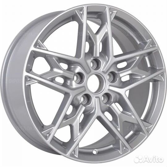 Диск 7,5*17 5*114,3 ET52,5 67,1 кик кс894 Сильвер