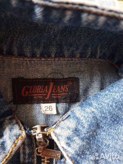 Джинсовая рубашка детская