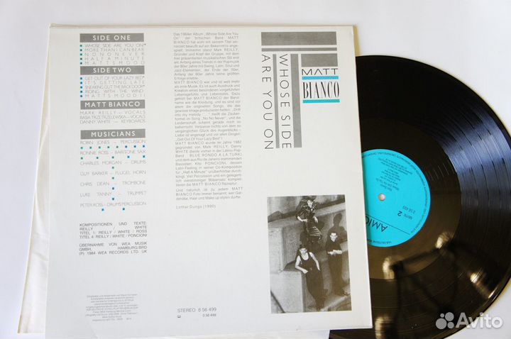 Matt Bianco, Saga, Sydney Youngblood LP original