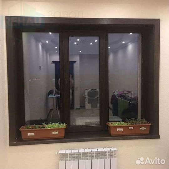 Пластиковое окно с установкой