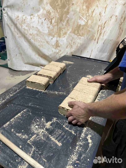 Топливные брикеты из березовой пыли F 206