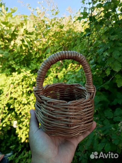 Корзиночка детская плетеная