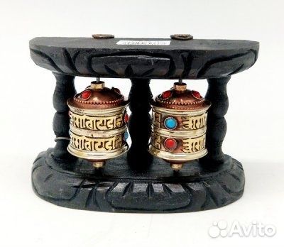 Молитвенные барабанчики на подставке h-9.5см