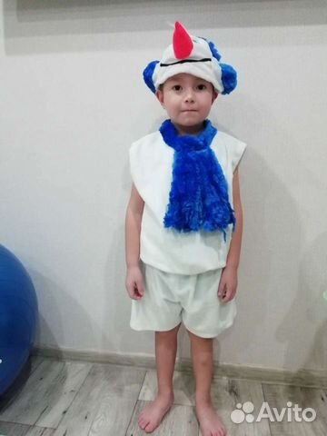 Новогодний костюм снеговика